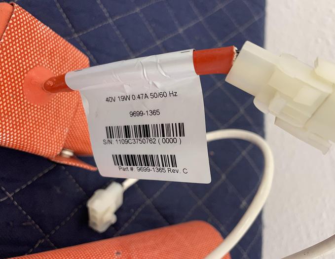 Used MKS (LAM RESEARCH) HEATER JACKET 9699-1365