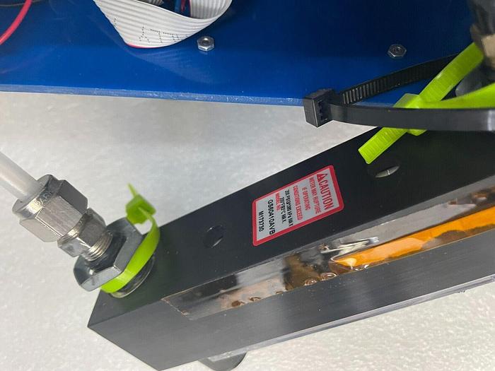 Used PNEUMATIC ACTUATOR WITH FLOW SWITCH, DIGITAL READOUT, ECOTECH VALVE AND KEY INST