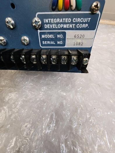 Used INTEGRATED CIRCUIT DEVELOPMENT CORP 6520 RINSE CONTROLLER