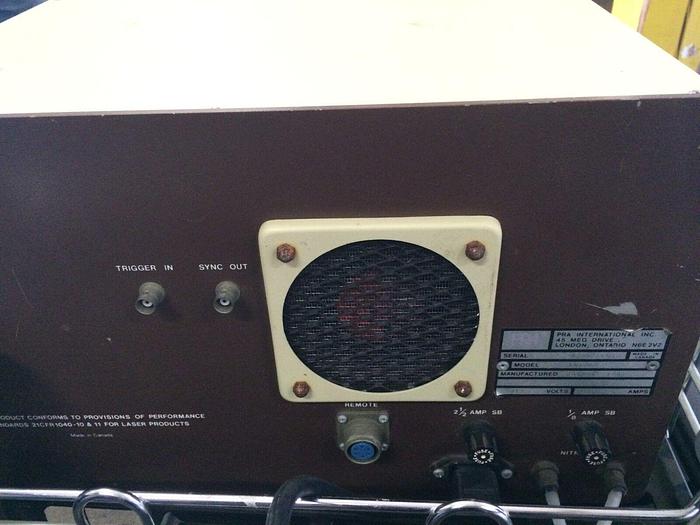 Used PRA(Photochemical Research Associates) Nitrogen Laser Model LN1000