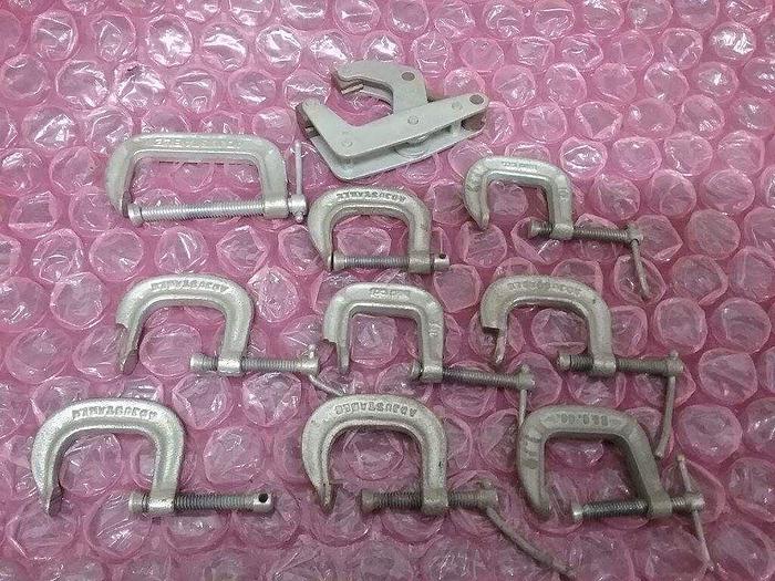 Used MADE IN 1410-1' USA ADJUSTABLE C-CLAMP 1'