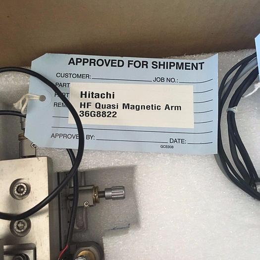 Used HITACHI HF QUASI MAGNETIC ARM 36G8822 AND HITACHI ROW LIFTING ASM 36G8899