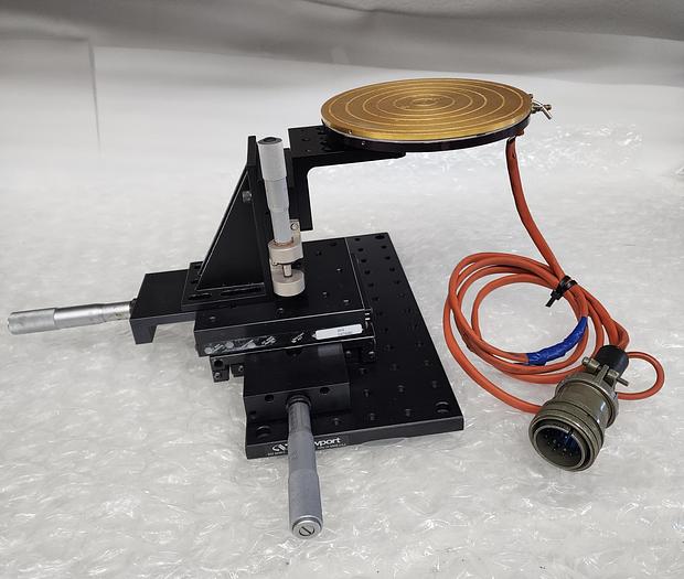 Used STAGE, 6 IN GOLD HEATED CHUCK XYZ MOVEMENT MICROMETERS
