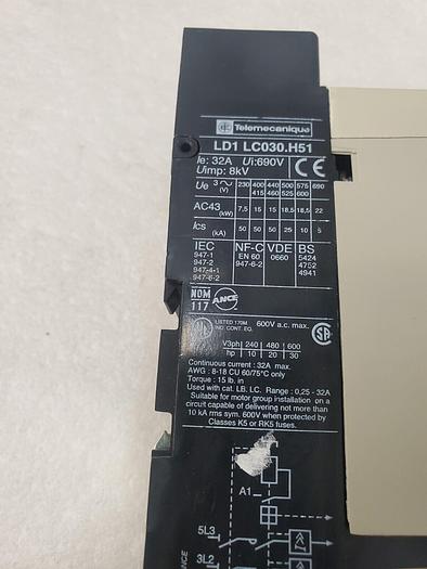 Used TELEMECANIQUE LD1 LC030