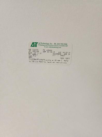 AI TECHNOLOGY OVR250 HIGH TEMPERATURE CONTROLLED RELEASE FILM