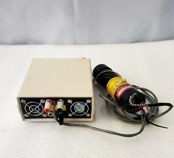 Used NEWPORT LASER DIODE CONTROL UNIT LIQS-12 WITH NEWPORT LASER LQC-375-08-E-00