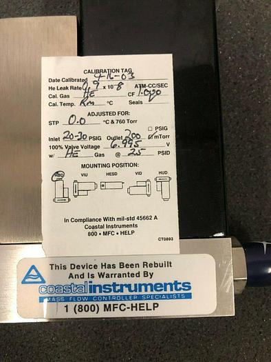 Used MASS FLOW CONTROLLER UNIT INSTRUMENTS UFC-1200A