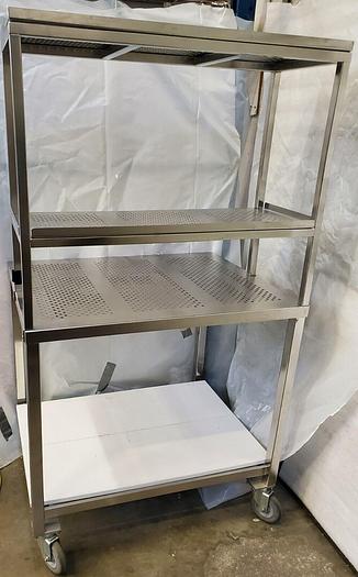 Used Stainless Steel Retractable Prep Station