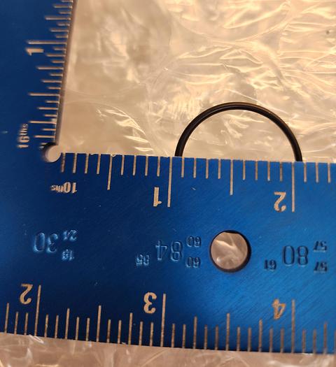 Used SILICON O RINGS 70 BUNA SIZE 022