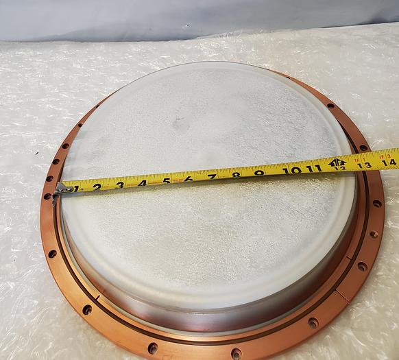 Used AMAT Al/Nd SPUTTERING TARGET 13 INCH DIAMETER .250 INCH THICK