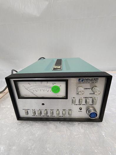 Used WALKER SCIENTIFIC INC GAUSSMETER MG-3AB