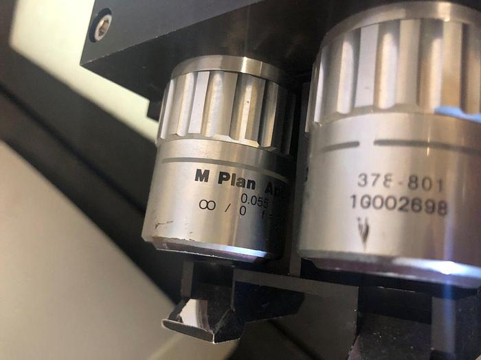 Used NAVITAR/ MITUTOYO TV0908A0 Optical Inspections station.