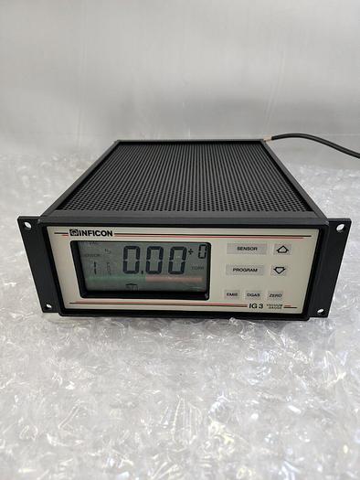 Used INFICON IG3 VACUUM GAUGE