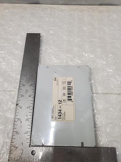 Used Hammond Manufacturing 1434-12 cover plate .040 aluminum