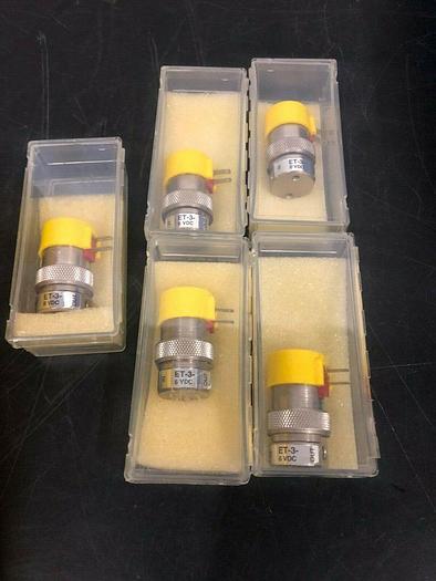 Used CLIPPARD MINIMATIC SOLENOID VALVE ET-3 QTY 5