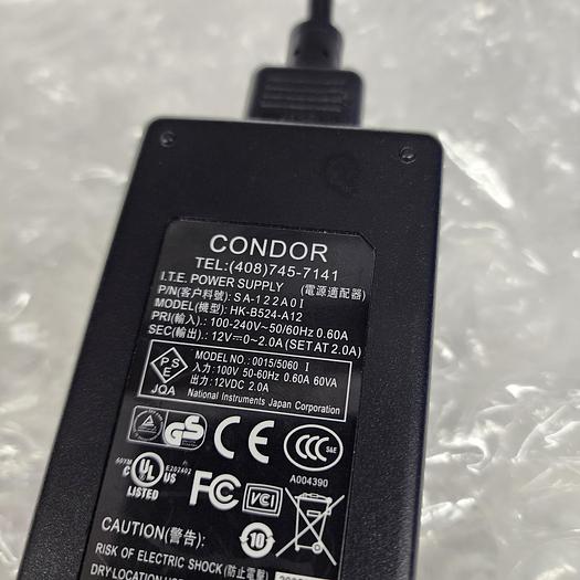 Used CONDOR HK-B524-A12 POWER SUPPLY ADAPTOR