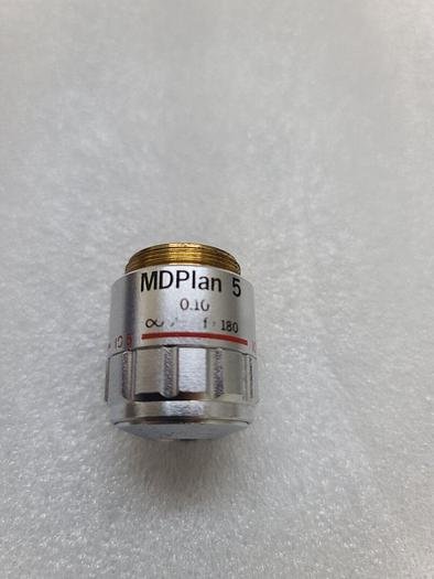 Used OLYMPUS MDPLAN 5 .10 F=180 OBJECTIVE