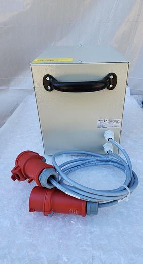 Used MUCO POWER SUPPLY MODEL: DRG 1,6. COMES WITH MENNEKES CABLE CONNECTORS