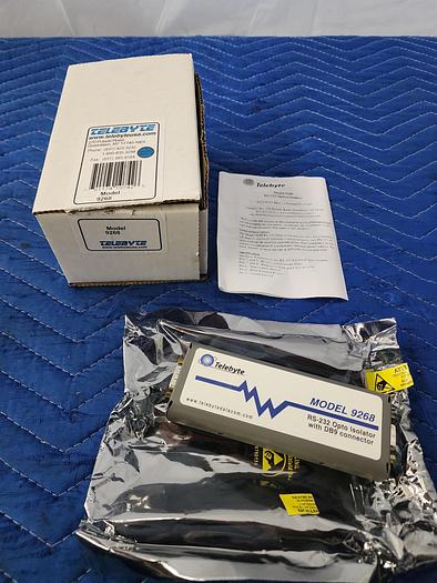 TELEBYTE 9268 RS-232 OPTO ISOLATOR & DB9 CONNECTOR