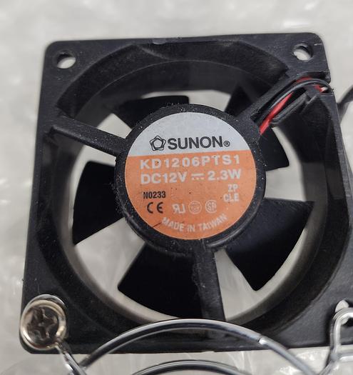 Used SUNON KD1206PTSI DC12V 2.3W FAN