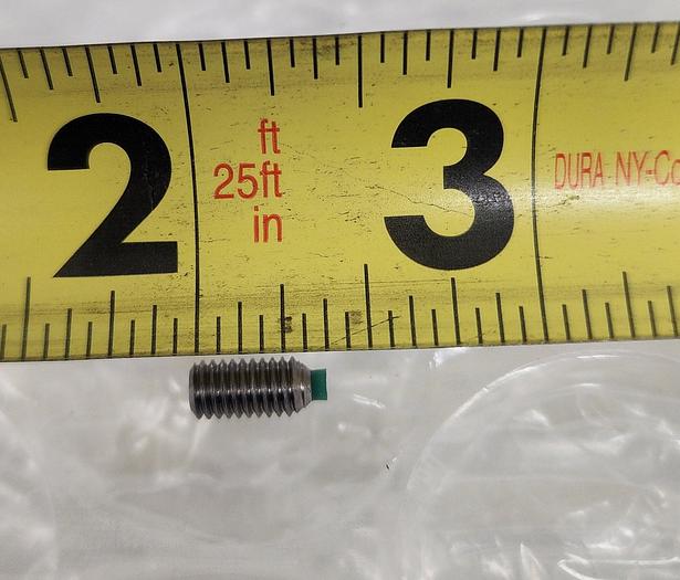 Used McMASTER-CARR NYLON TIPPED SET SCREW