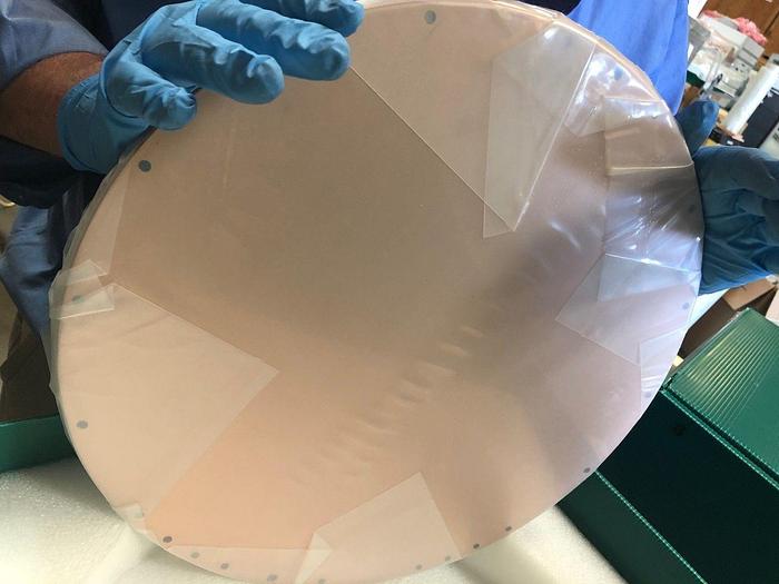 Used VEM Mo Target , 99.995% dia 13.505'' x .250''