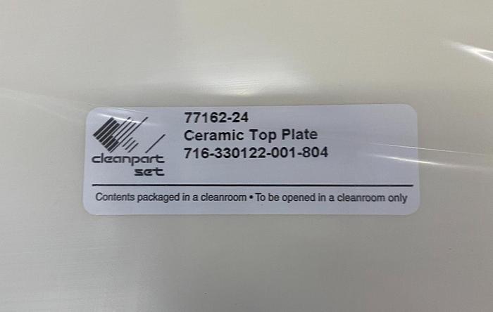 Used LAM RESEARCH 716-330122-001-804 CERAMIC TOP PLATE