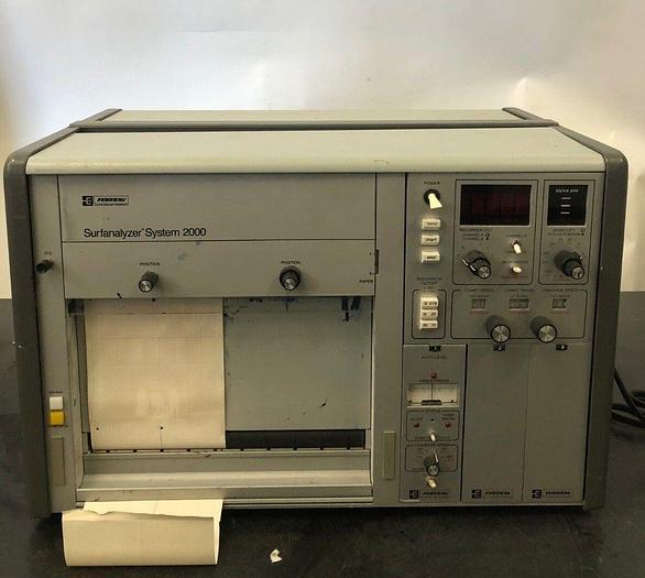 Used FEDERAL 896730-5728 Surfanalyzer System 2000, 21x13x13
