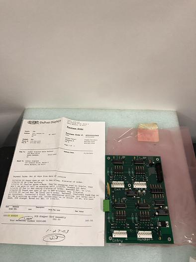 Used 4KCB PCB STEPPER CARD ASSEMBLY