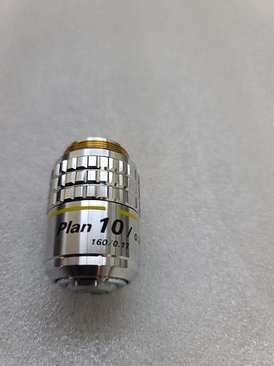 Used NIKON PLAN 10 - .30 , 160-0.17 OBJECTIVE