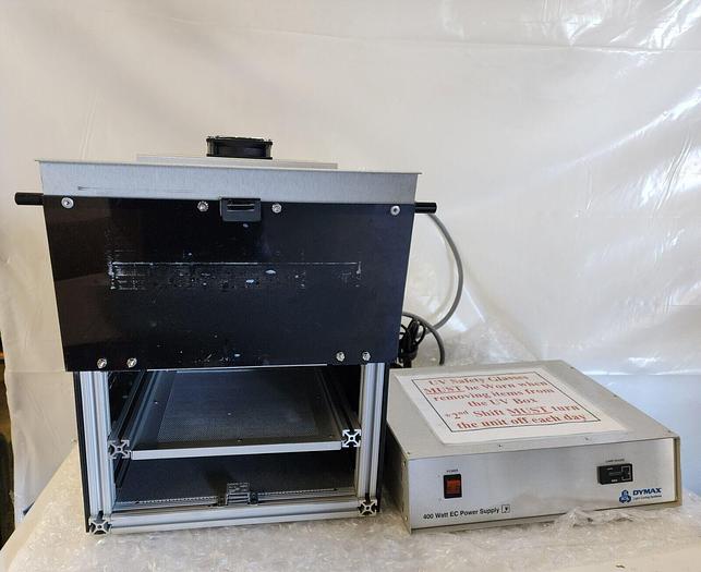 Used DYMAX MODEL 2000 FLOOD, ECE ZIP SHUTTER, LIHT SHEILD, 400 WATT POWER SUPPLY