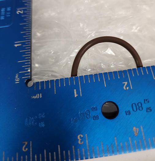 Used SILICON O RINGS 75 DUROMETER SIZE 221