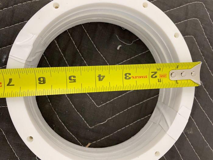 Used STRASBAUGH CERAMIC RING 7" (LOT OF 4)