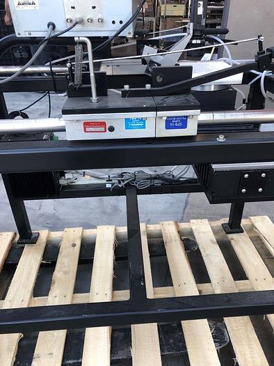 Used GLASS SCRIBE MANUAL WITH CCD CAMERA, MOTION CONTROLLERS XY  SERVO MOTORS, COLOR