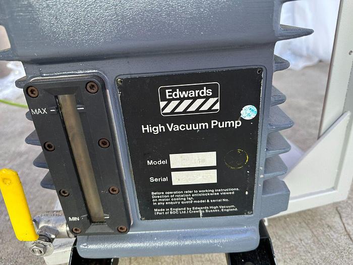 Used EDWARD HIGH VACUUM PUMP E2M40 , 40 TWO STAGE