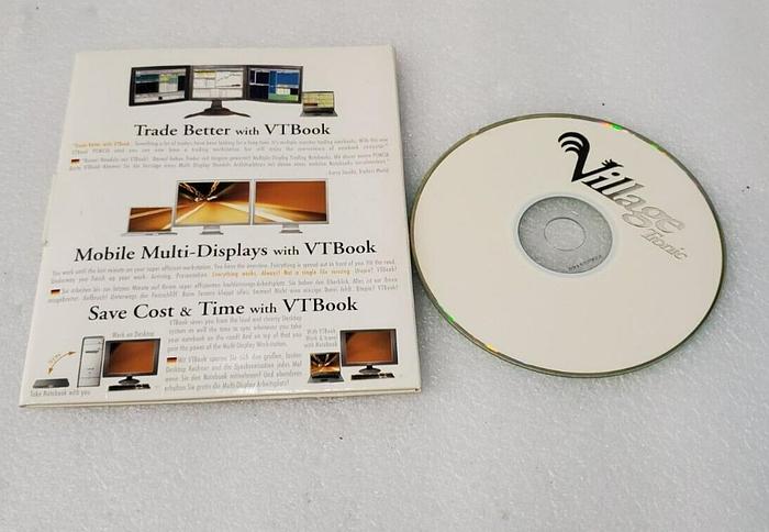 Used VILLAGE TRONIC VT BOOK NOTEBOOK MULTIPLE DISPLAY CARD