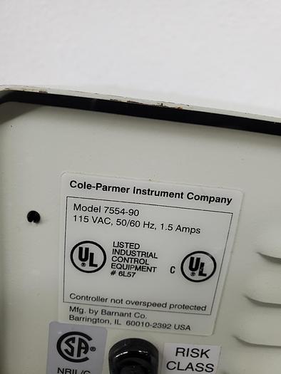 Used COLE PARMER MASTERFLEX L-S ECONOMY DRIVE 7554-90