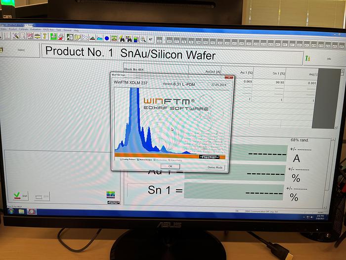 Used FISCHERSCOPE XDLM 237 SPECTROPHOTOMETER
