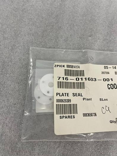 LAM 716-011603-001 PLATE SEAL (lot of 2)