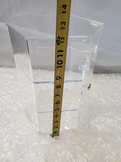 Used 9IN. X 12IN. CLEAR LOCKBOX
