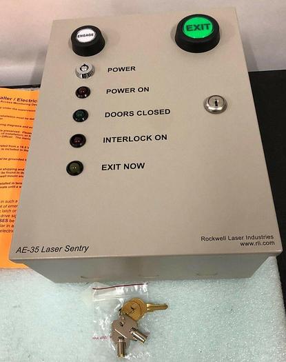 Used ROCKWELL LASER INDUSTRIES AE-35 LASER SENTRY ACCESS MONITORING DEVICE