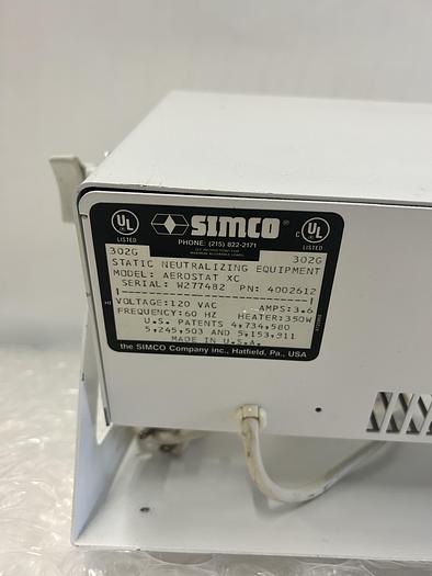 Used SIMCO AEROSTAT XC IONIZING AIR BLOWER 4002612