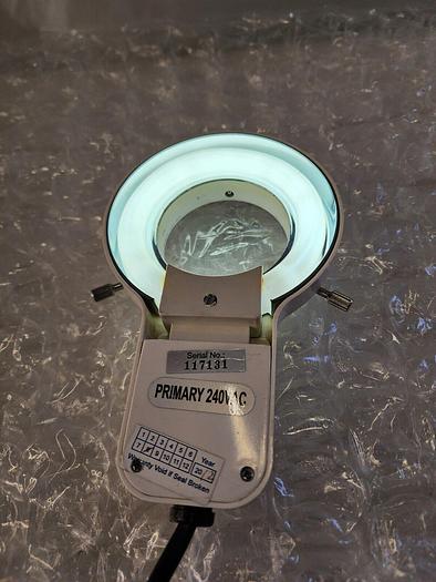 Used MICROSCOPE RING LIGHT 240VAC