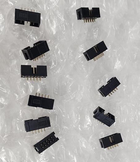 Used DIGI-KEY 738-17 JK442 CONN HEADER VERT 10POS 2.54MM