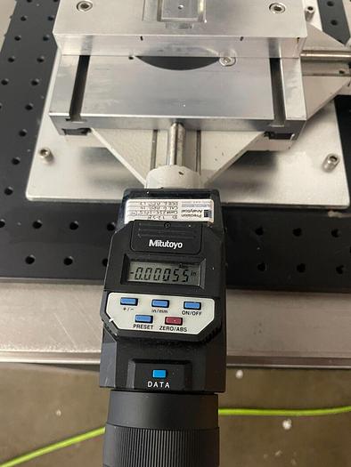 Used MITUTOYO MICROSCOPE WITH DIGITAL MICROMETERS (THORLABS TABLE SOLD SEPARATE)