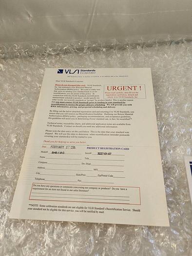 Used VLSI STANDARD MIRROR , SHS-1.8C