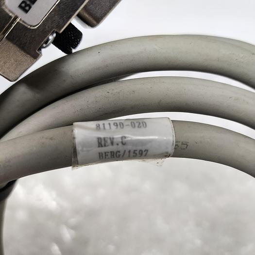 Used BERG ELECTRONICS 81190-020 INTERFACE CABLE 2 METERS
