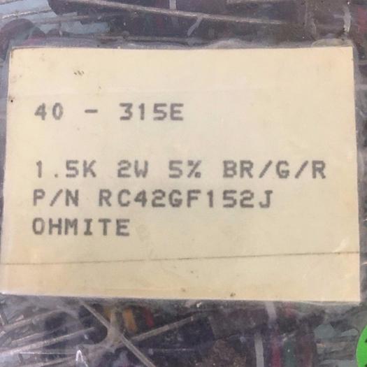 Used 40-315E  OHMITE RC42GF152J