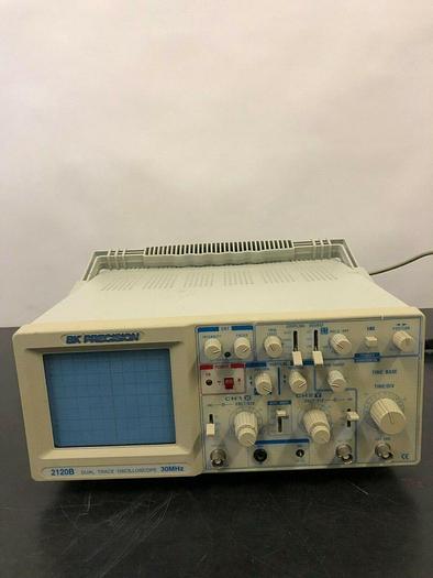 Used BK PRECISION 2120B DUAL TRACE OSCILLOSCOPE