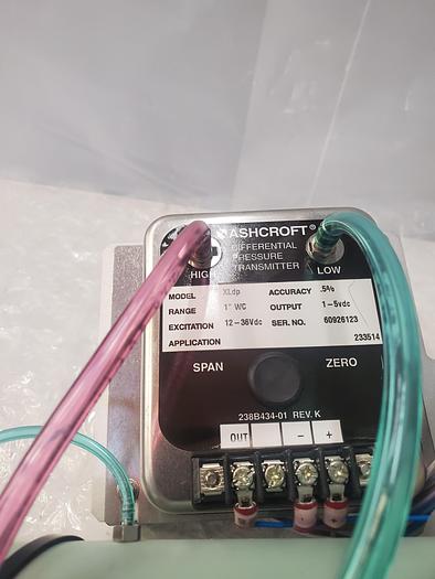 Used ASHCROFT XLdp DIFFERENTIAL PRESSURE TRANSMITTER